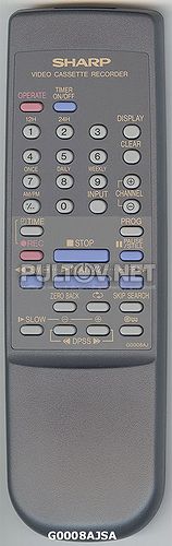 G0008AJ пульт для видеомагнитофона SHARP 