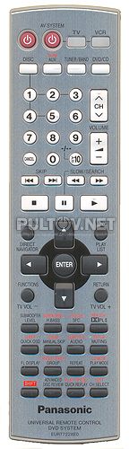 EUR7722XEO [UNIVERSAL REMOTE CONTROL DVD SYSTEM] оригинальный пульт для домашнего кинотеатра