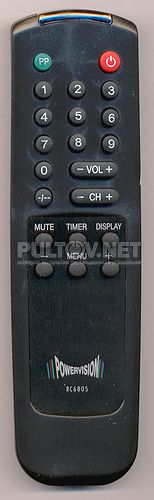 RC6805/01 пульт для телевизора Philips 20GR1356/58R и других