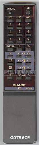 G0756CE, Sharp G0647CESA пульт для телевизора Sharp 21S11-A1 и других