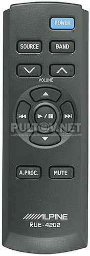 RUE-4202 пульт для автомагнитолы ALPINE CDA-9887R