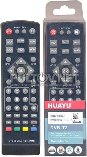 Huayu универсальный пульт для приставок DVB-T2