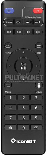 Movie IPTV QUAD пульт для медиаплеера IconBit 