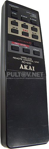 RC-G35 пульт для кассетной деки AKAI GX-R35