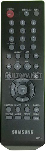 00071A неоригинальный пульт DVD-плеера Samsung 
