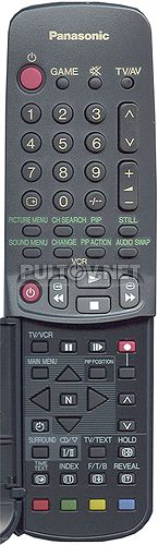 TNQE070, PANASONIC TNQE071, TNQE072, EUR511022 пульт для телевизора TX-25GF85 и других